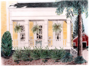 Downer House Porch Portrait